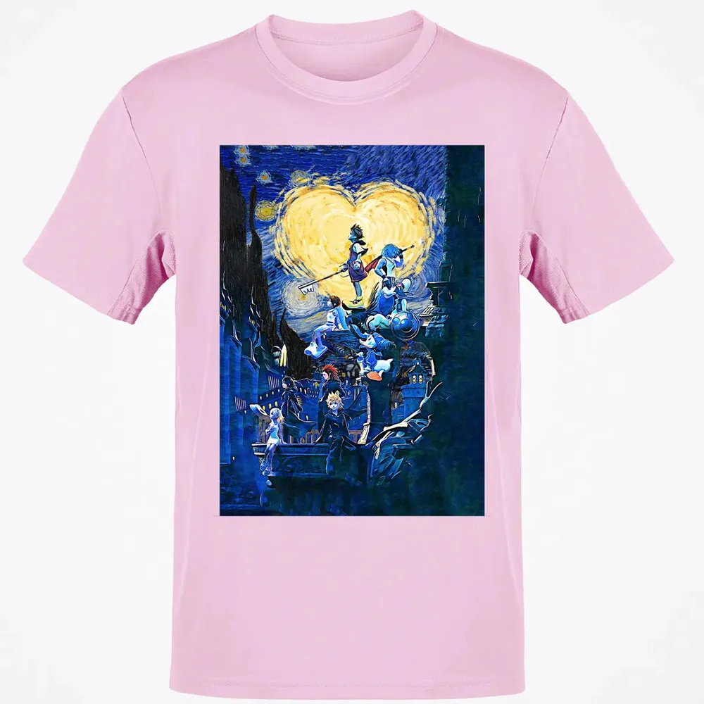 KDHearts Starry Night Classic Unisex T-Shirt - 6