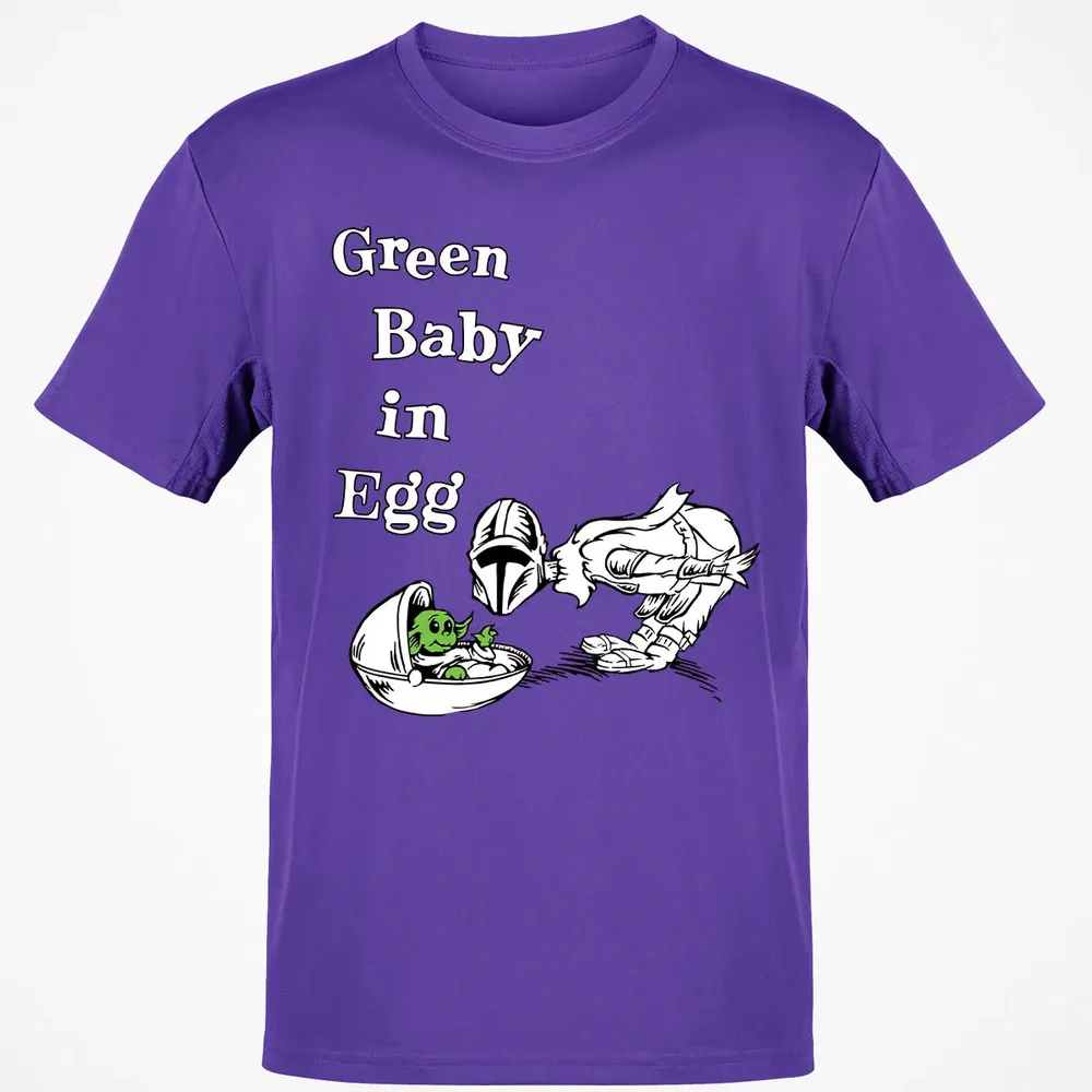 Green Baby in Egg Classic Unisex T-Shirt - 10