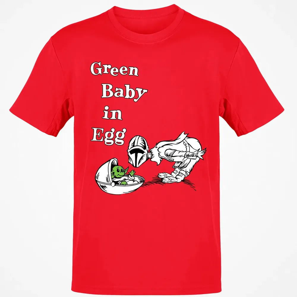 Green Baby in Egg Classic Unisex T-Shirt - 11