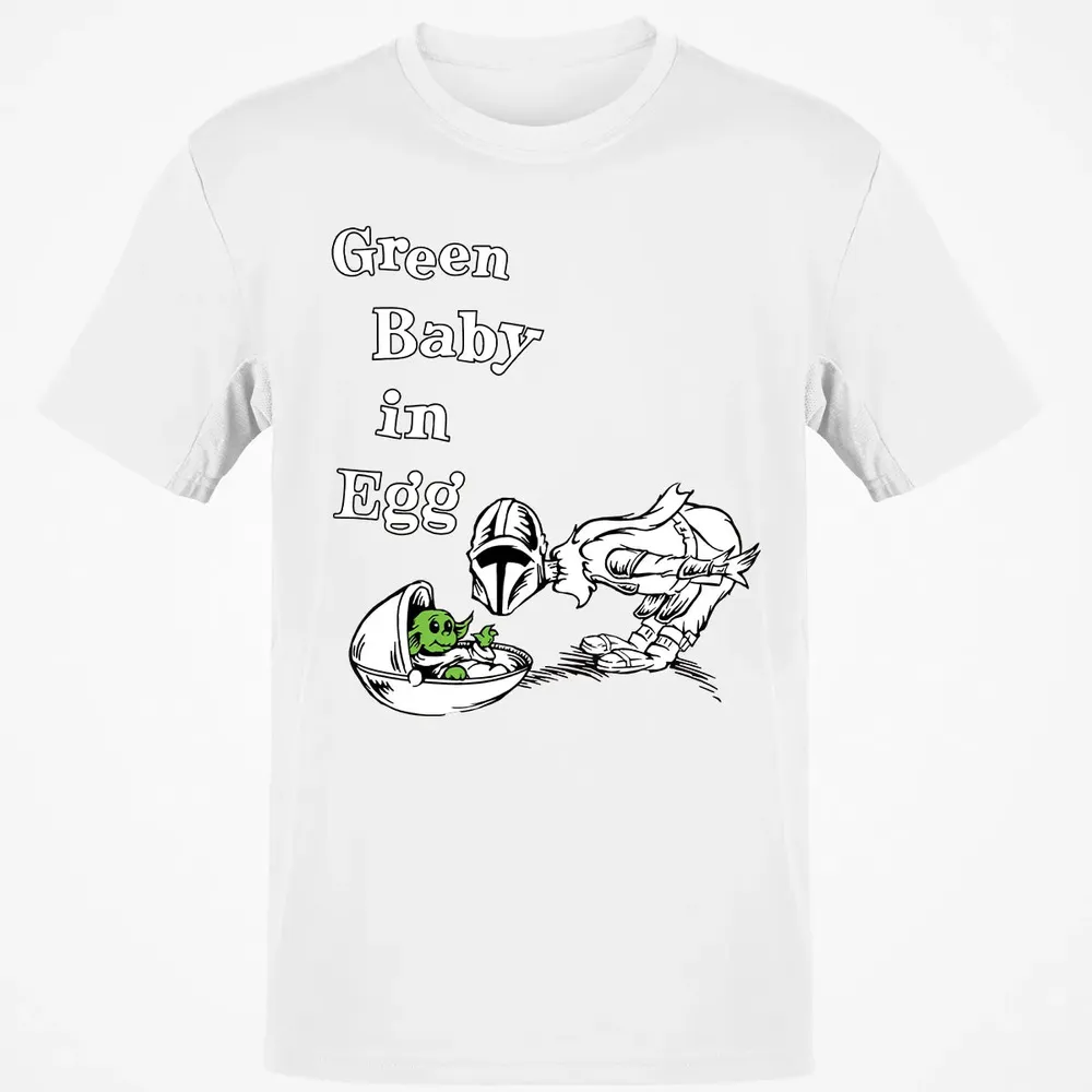 Green Baby in Egg Classic Unisex T-Shirt - 13