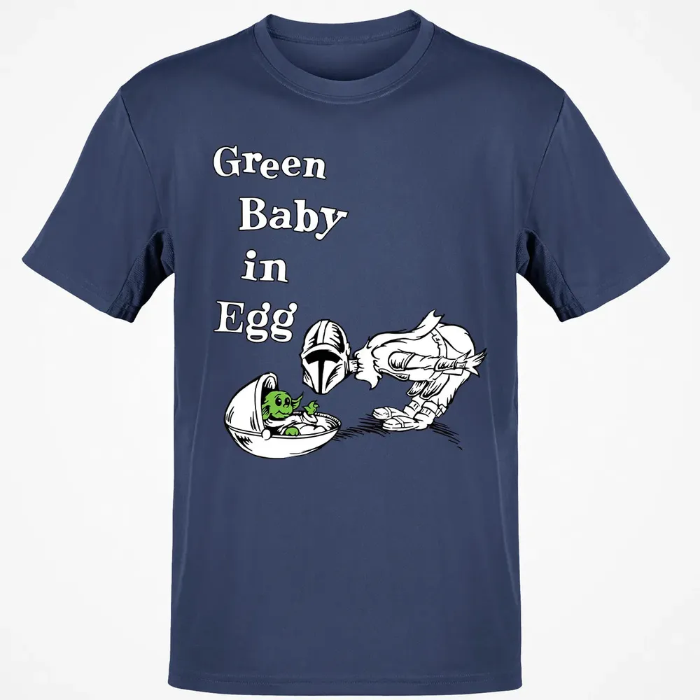 Green Baby in Egg Classic Unisex T-Shirt - 8