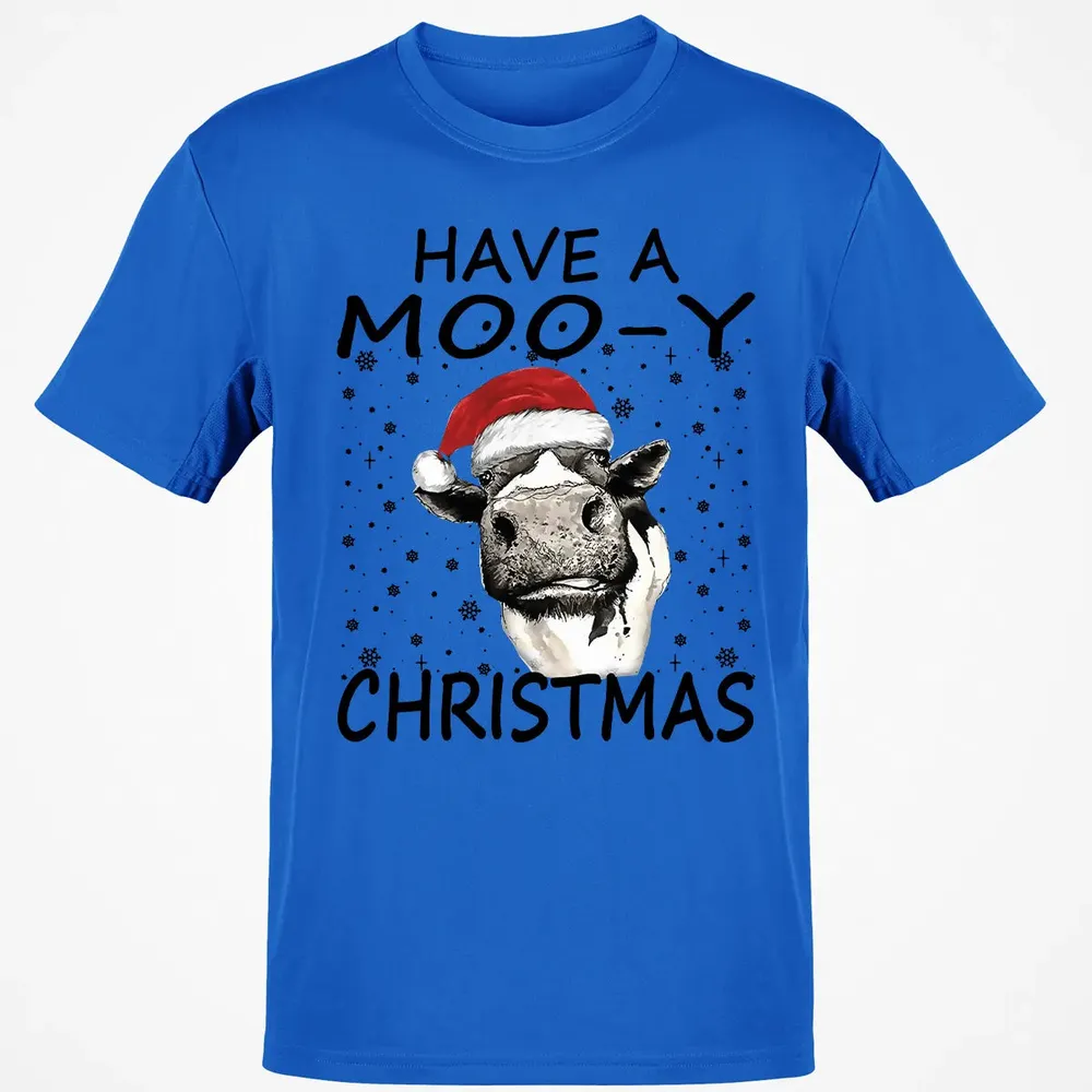 Have a Moo-y Christmas Classic Unisex T-Shirt - 12