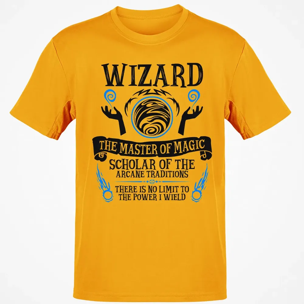 WIZARD, The Master of Magic (Black Text) Classic Unisex T-Shirt - 5