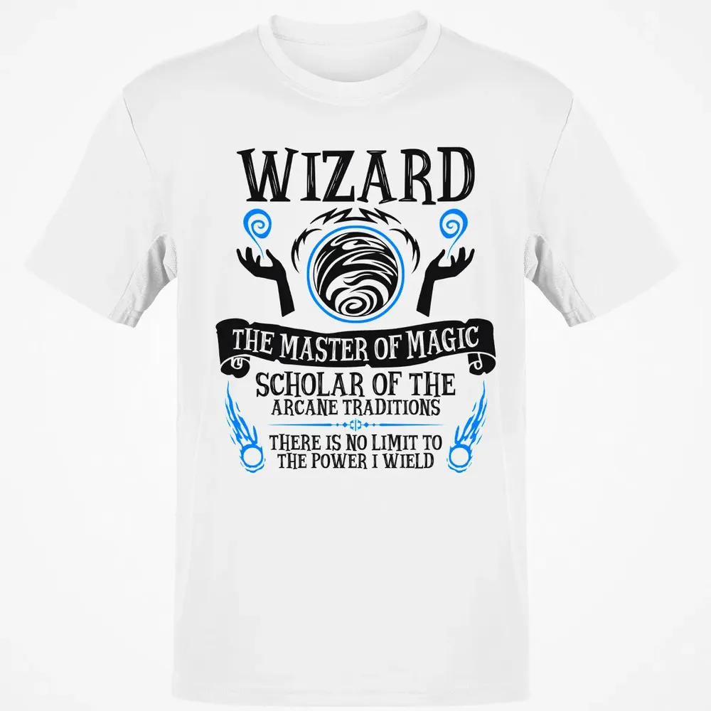 WIZARD, The Master of Magic (Black Text) Classic Unisex T-Shirt - 13