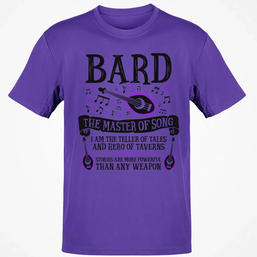 BARD, THE MASTER OF SONG (Black) Classic Unisex T-Shirt - 10
