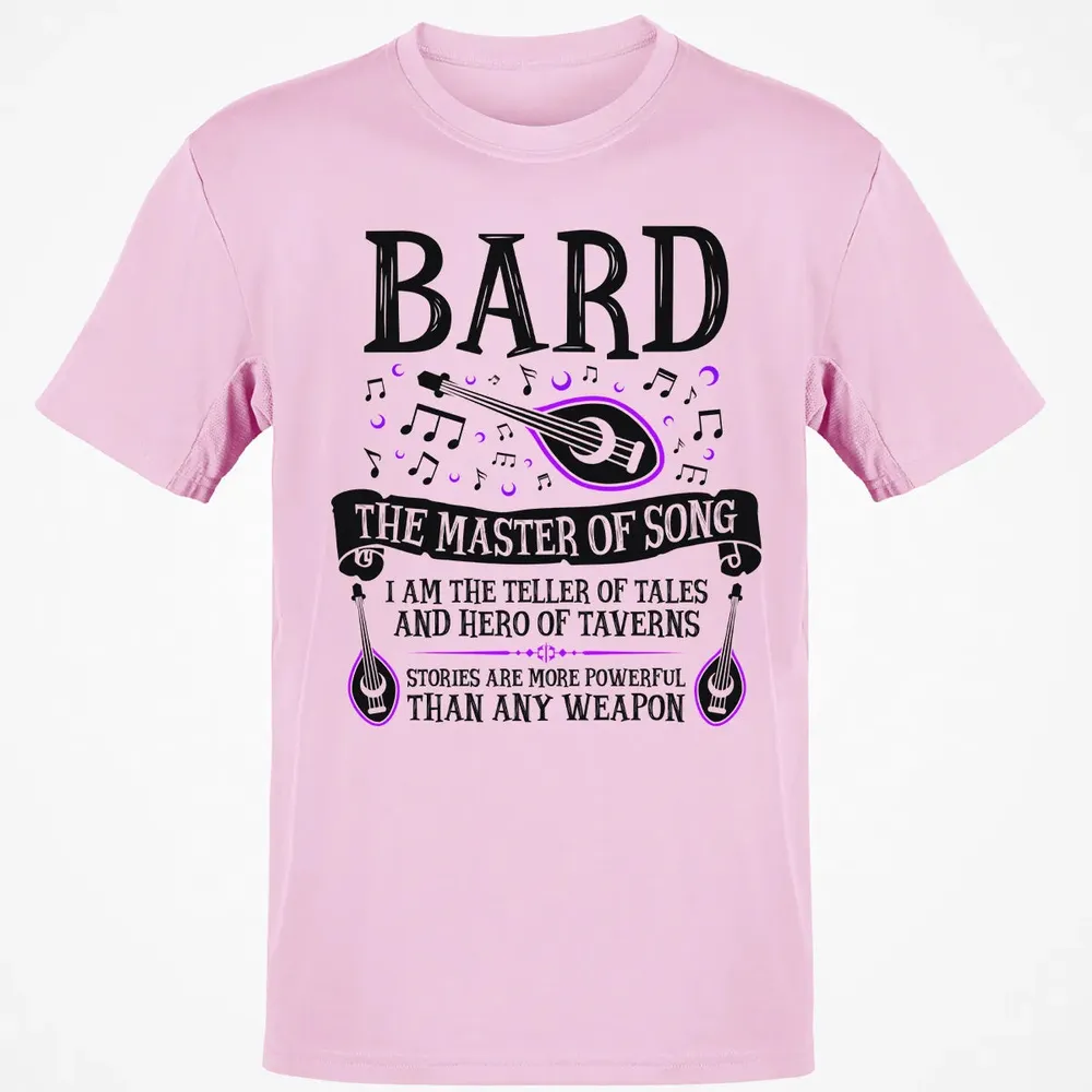 BARD, THE MASTER OF SONG (Black) Classic Unisex T-Shirt - 6