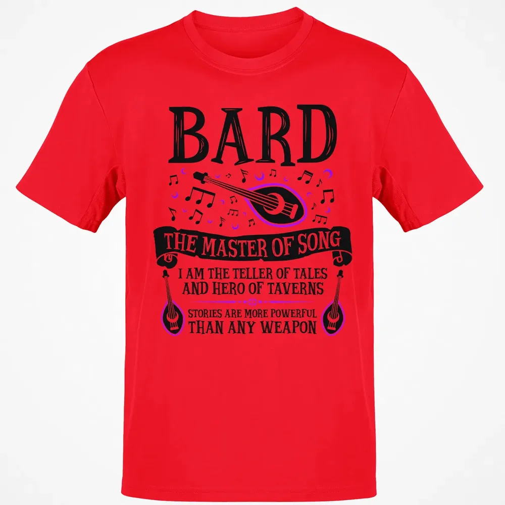 BARD, THE MASTER OF SONG (Black) Classic Unisex T-Shirt - 11
