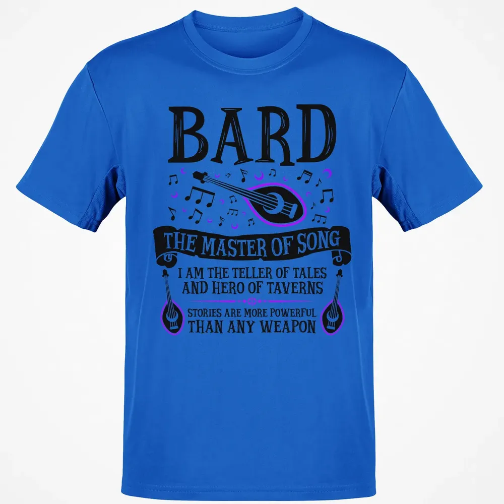 BARD, THE MASTER OF SONG (Black) Classic Unisex T-Shirt - 12