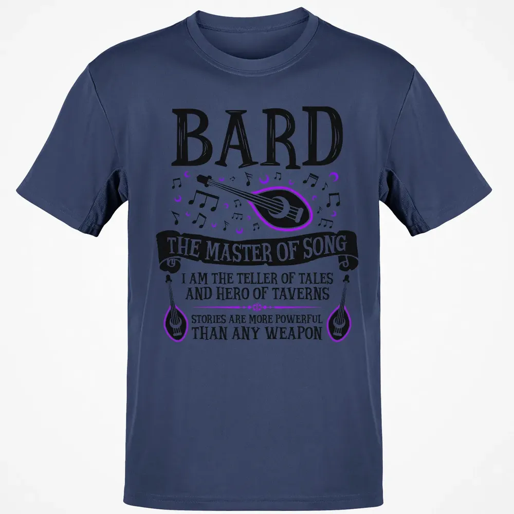 BARD, THE MASTER OF SONG (Black) Classic Unisex T-Shirt - 8