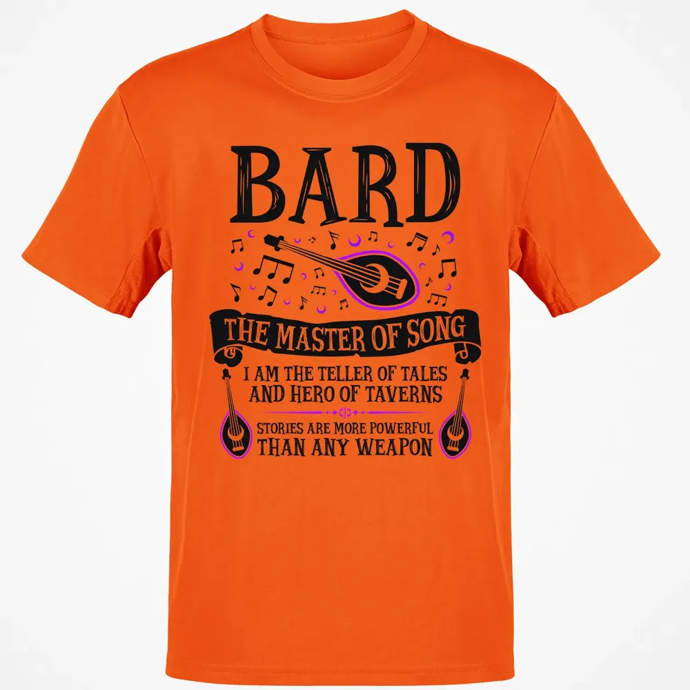 BARD, THE MASTER OF SONG (Black) Classic Unisex T-Shirt - 9