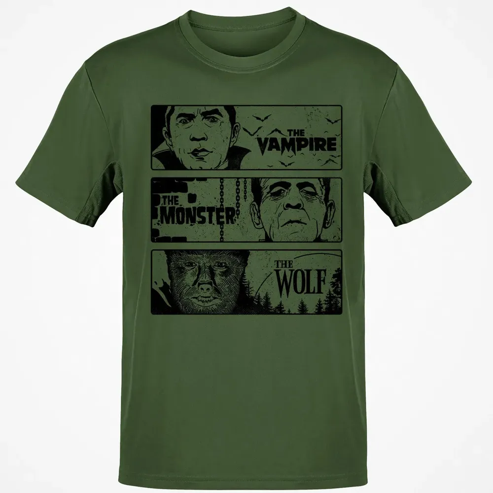 Vampire. Monster. Wolf Classic Unisex T-Shirt - 7