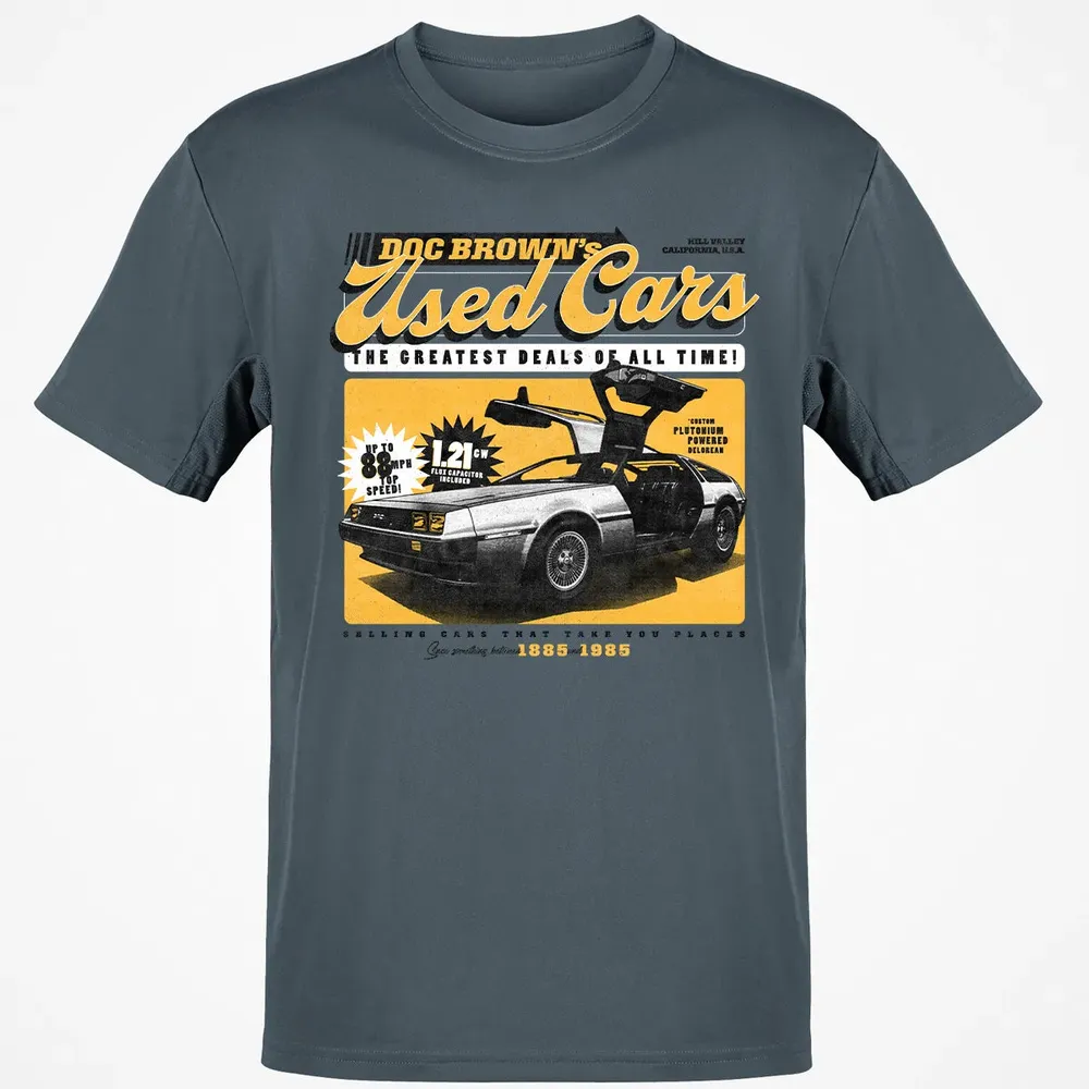 Doc Brownâ€™s Used Cars Classic Unisex T-Shirt - 4