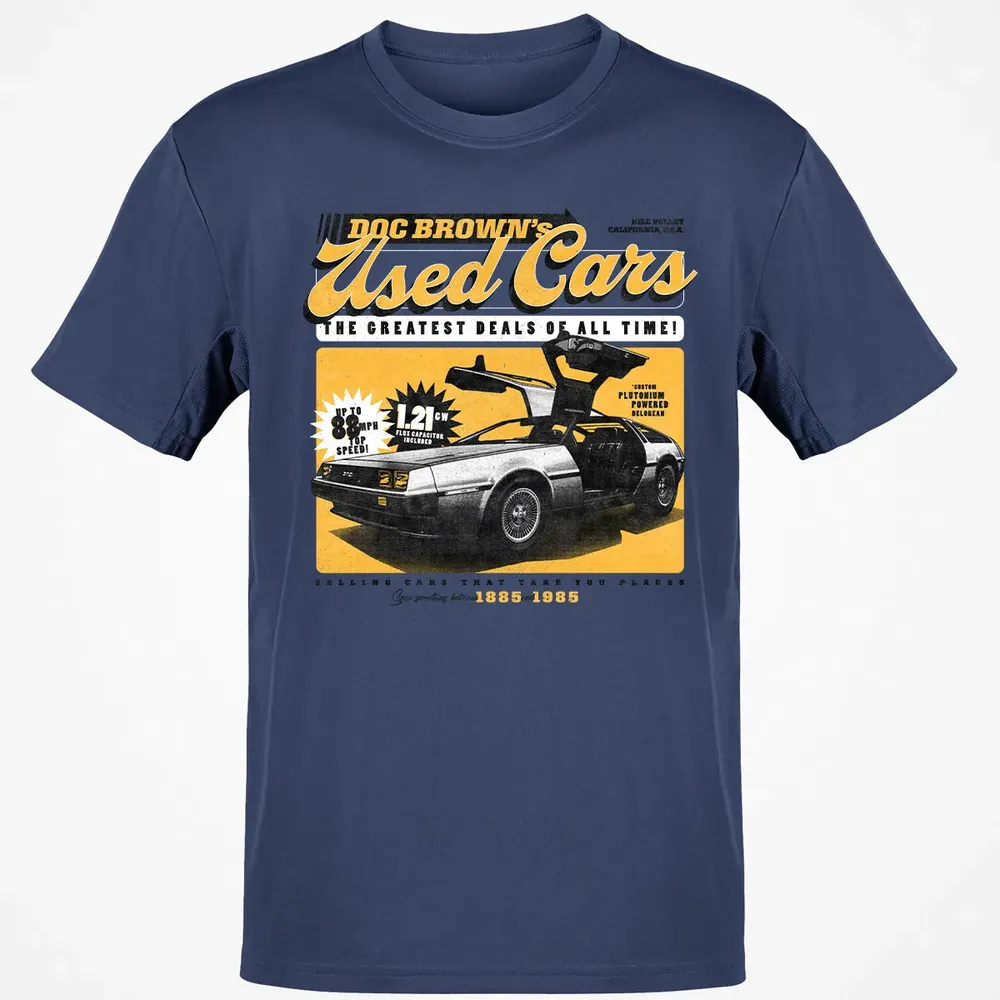 Doc Brownâ€™s Used Cars Classic Unisex T-Shirt - 8