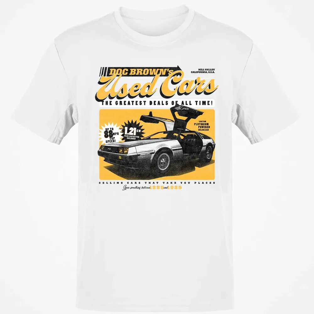 Doc Brownâ€™s Used Cars Classic Unisex T-Shirt - 13