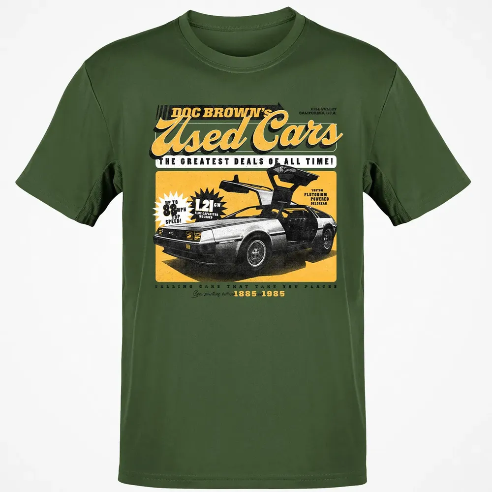 Doc Brownâ€™s Used Cars Classic Unisex T-Shirt - 7