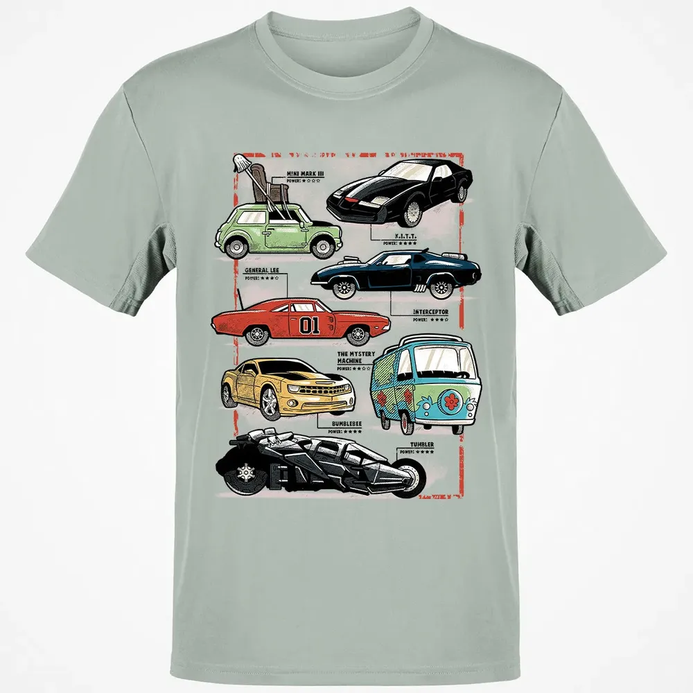 Famous Cars Classic Unisex T-Shirt - 3
