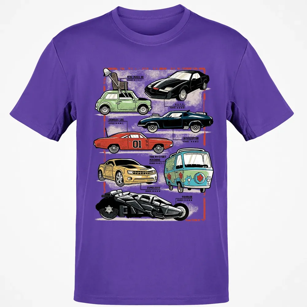 Famous Cars Classic Unisex T-Shirt - 10