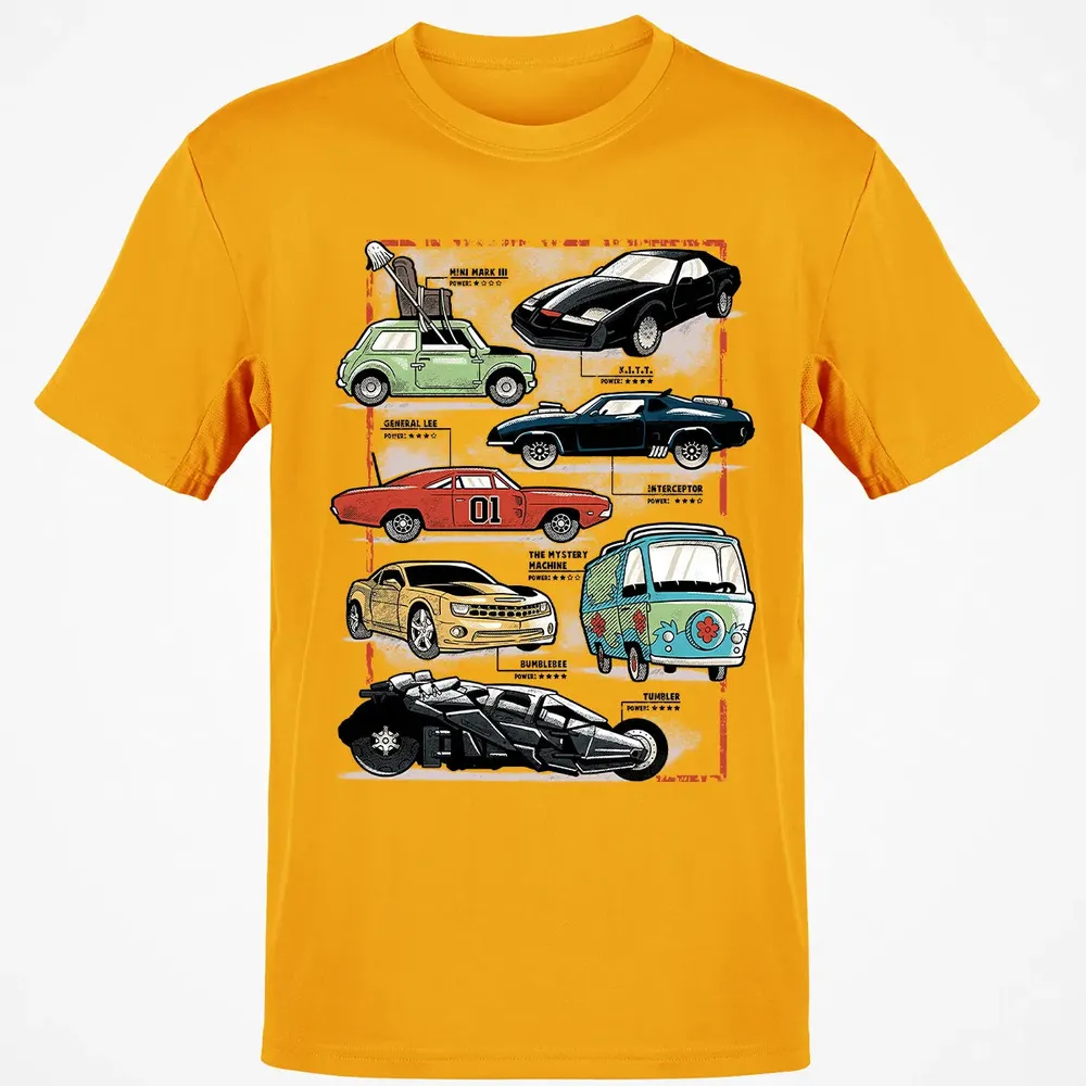 Famous Cars Classic Unisex T-Shirt - 5