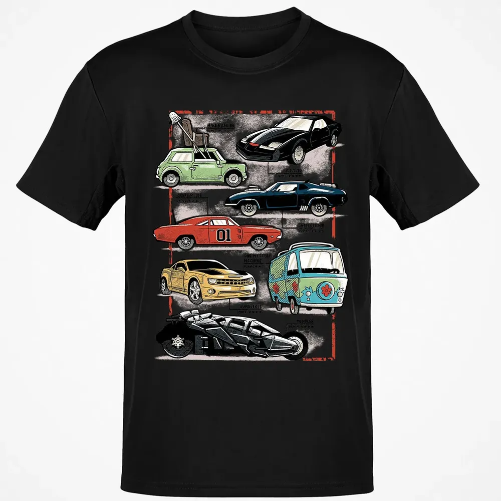 Famous Cars Classic Unisex T-Shirt - 2