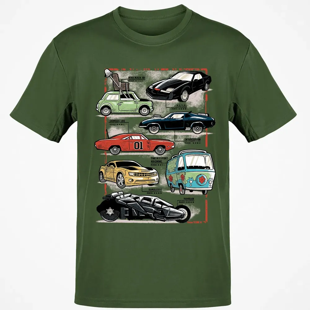Famous Cars Classic Unisex T-Shirt - 7