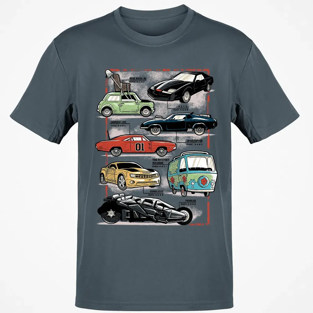 Famous Cars Classic Unisex T-Shirt - 4