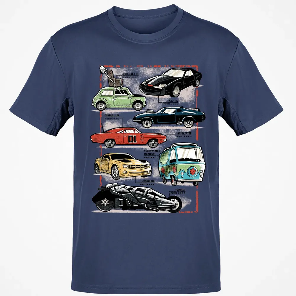 Famous Cars Classic Unisex T-Shirt - 8