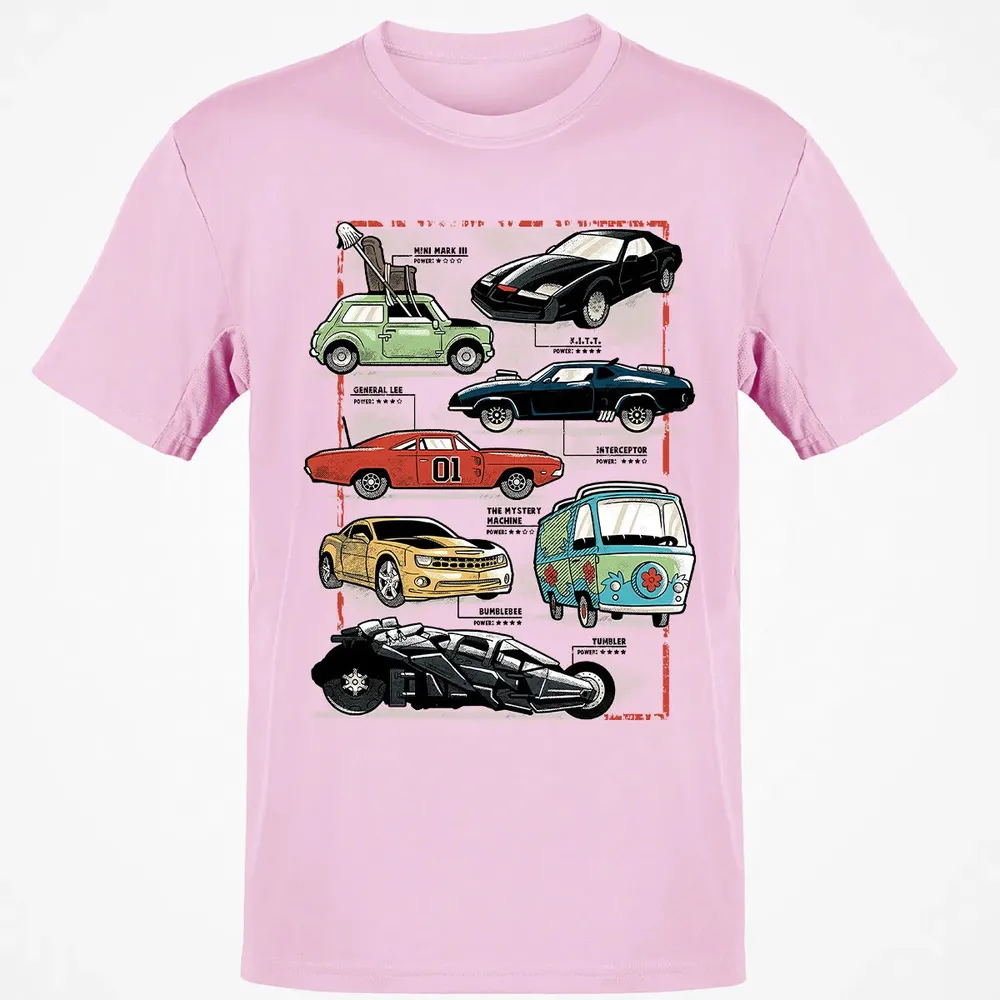 Famous Cars Classic Unisex T-Shirt - 6