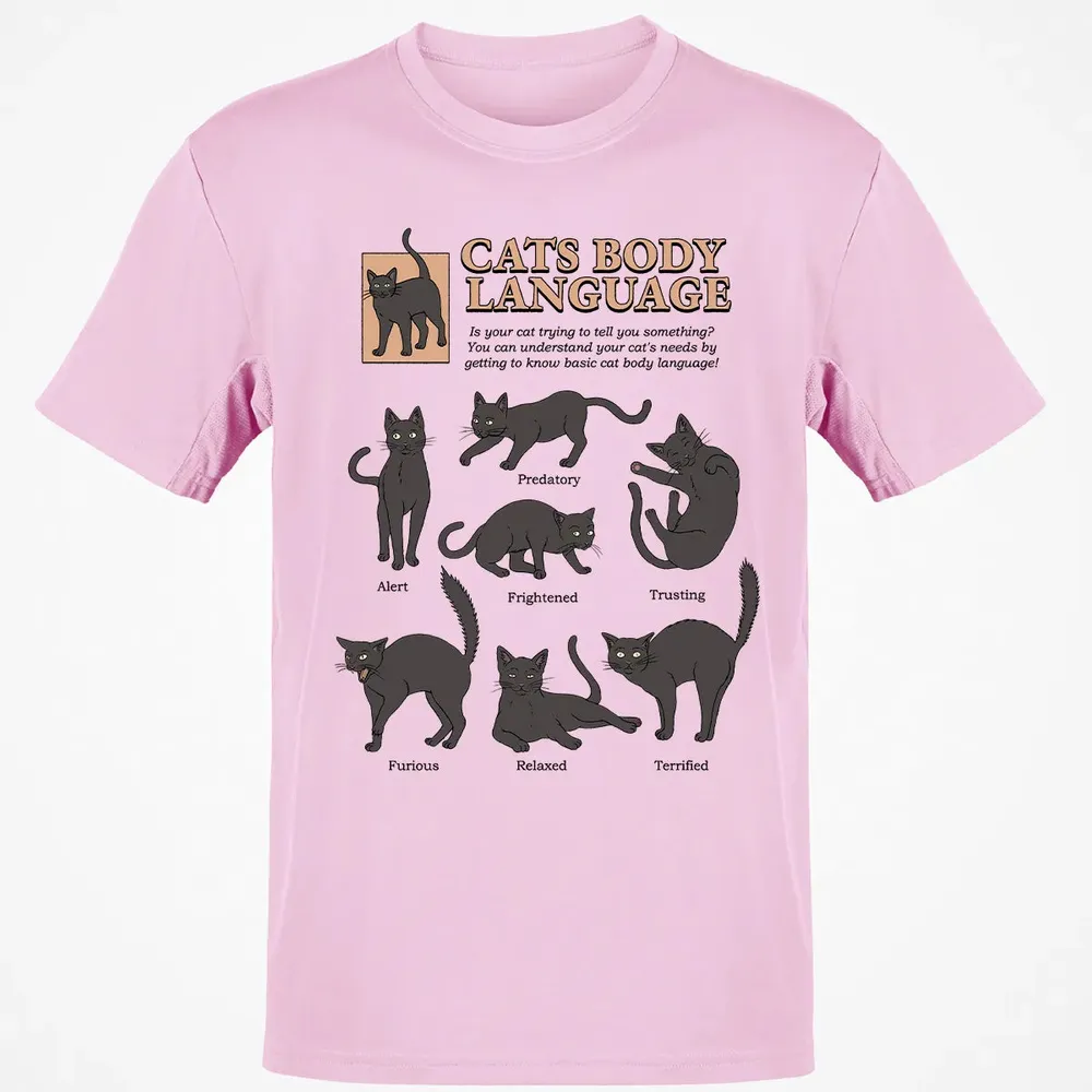 Cats Body Language Classic Unisex T-Shirt - 6