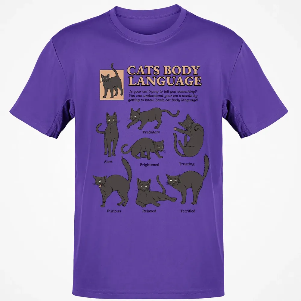 Cats Body Language Classic Unisex T-Shirt - 10