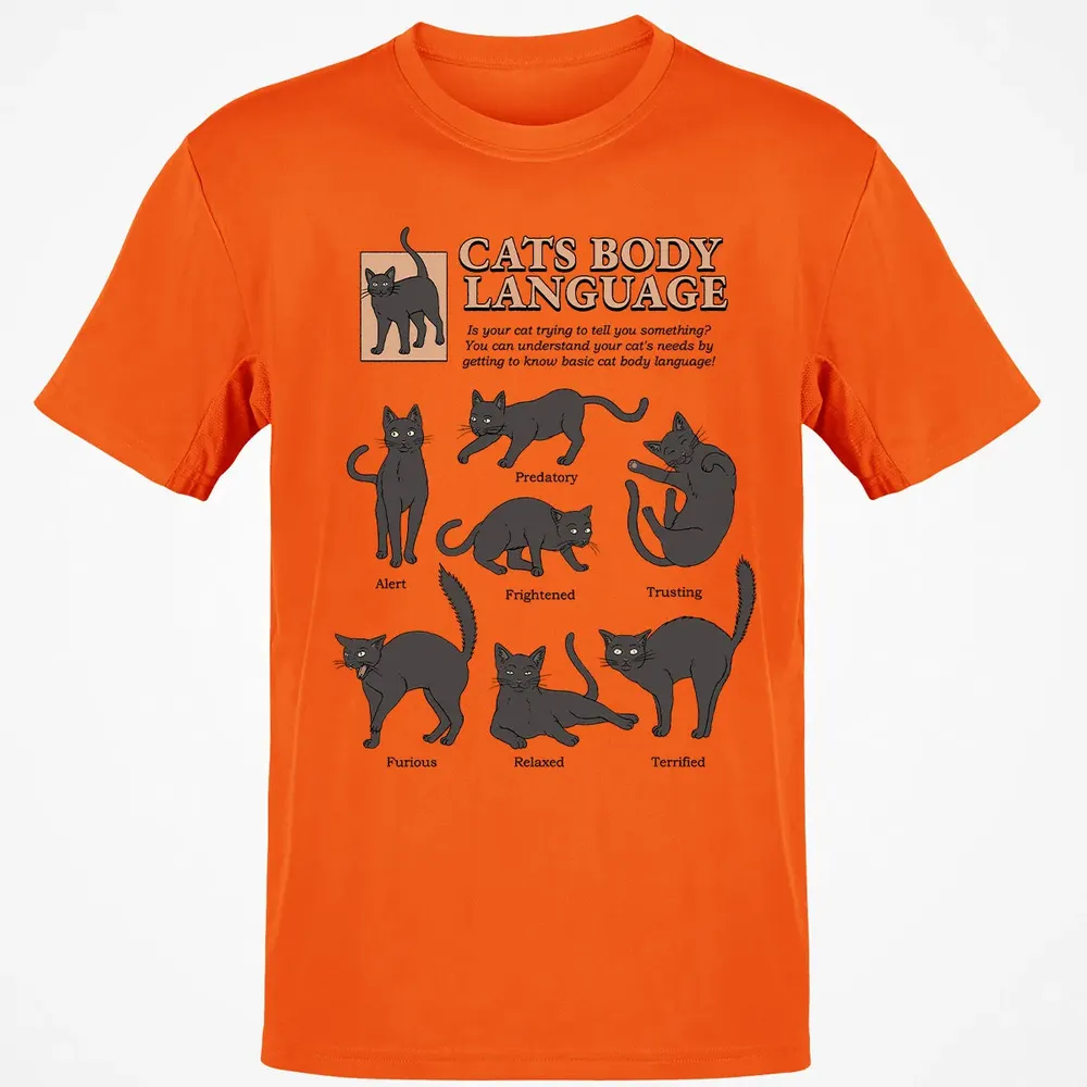 Cats Body Language Classic Unisex T-Shirt - 9