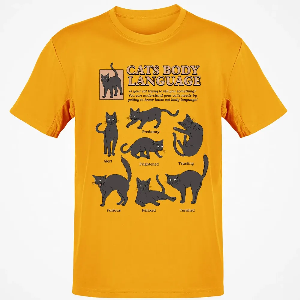 Cats Body Language Classic Unisex T-Shirt - 5
