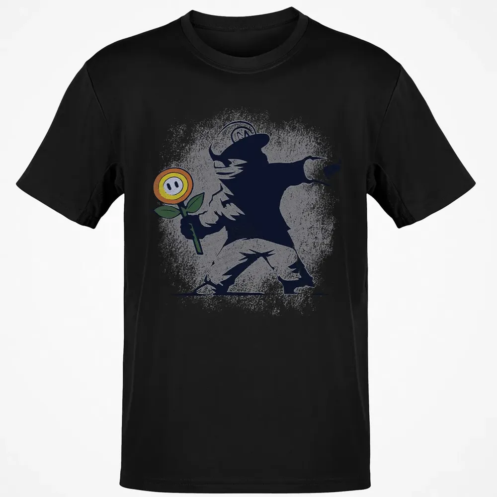 Banksy Mario Classic Unisex T-Shirt - 2