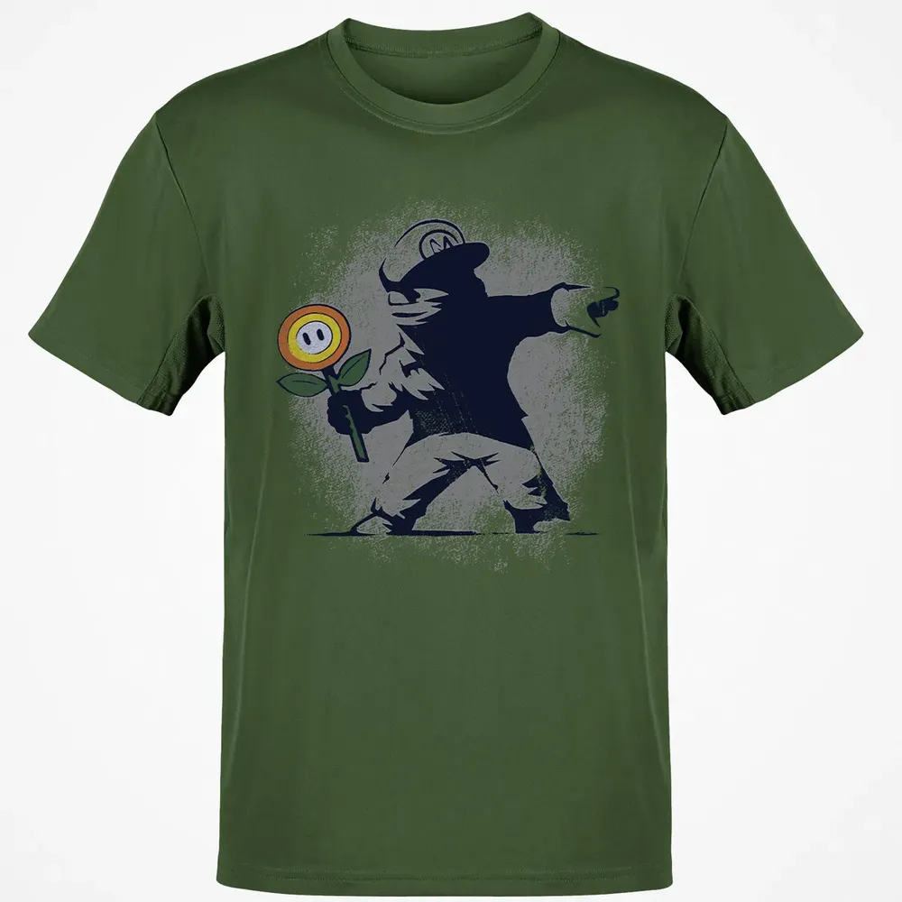 Banksy Mario Classic Unisex T-Shirt - 7
