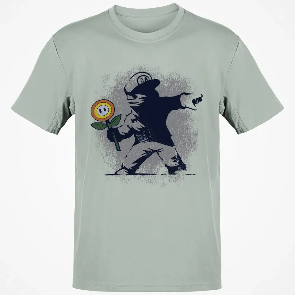 Banksy Mario Classic Unisex T-Shirt - 3