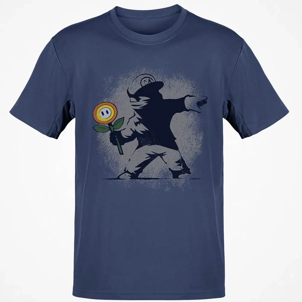 Banksy Mario Classic Unisex T-Shirt - 8
