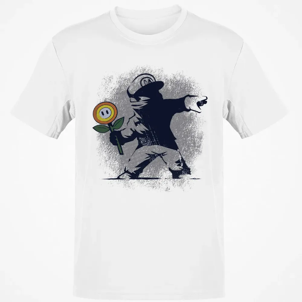 Banksy Mario Classic Unisex T-Shirt - 13