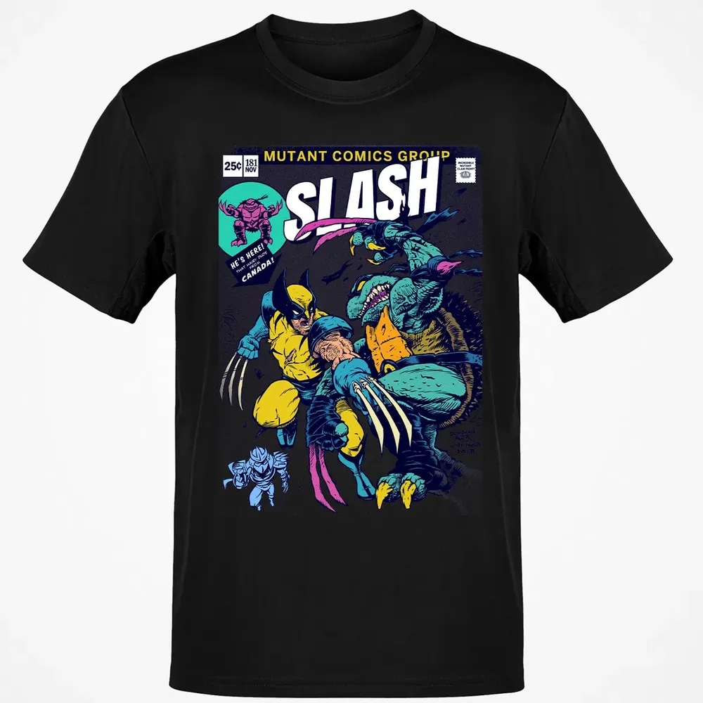 Wolvie vs Slash Classic Unisex T-Shirt - 2