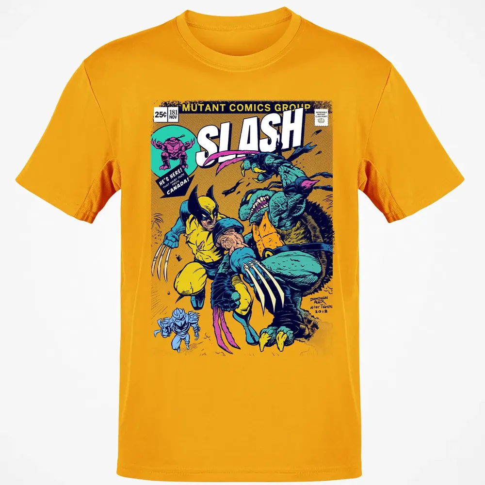Wolvie vs Slash Classic Unisex T-Shirt - 5