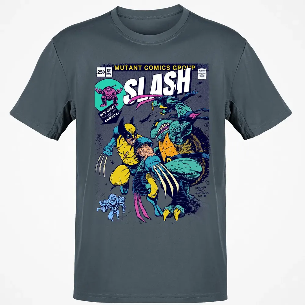 Wolvie vs Slash Classic Unisex T-Shirt - 4