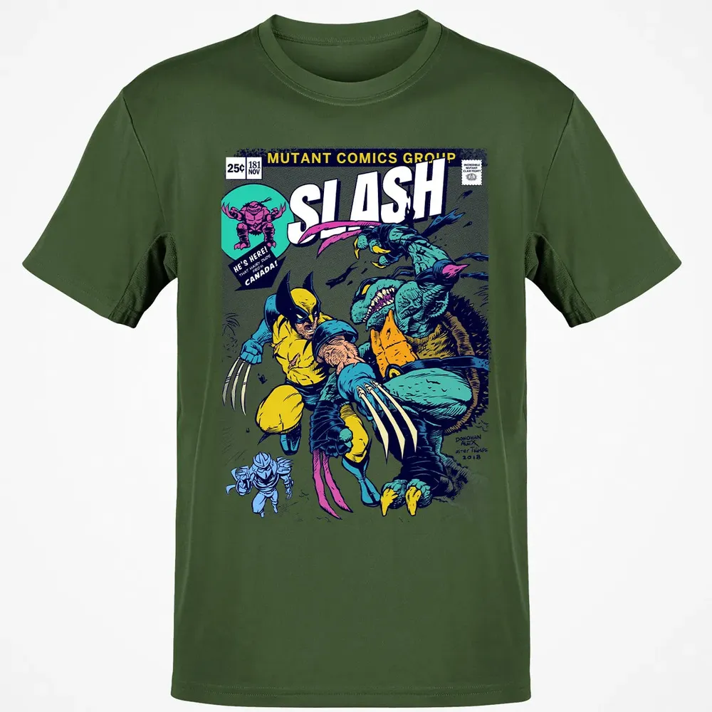 Wolvie vs Slash Classic Unisex T-Shirt - 7