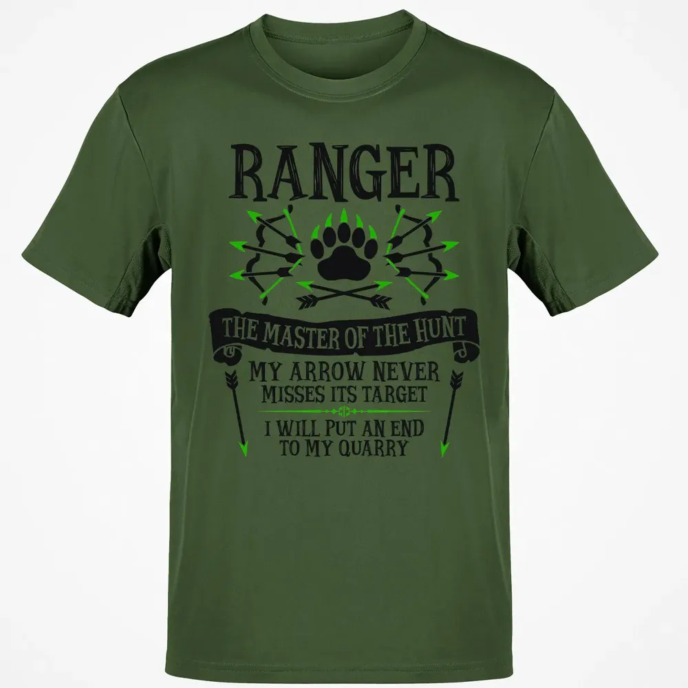 RANGER, The Master of the Hunt (Black Text) Classic Unisex T-Shirt - 7