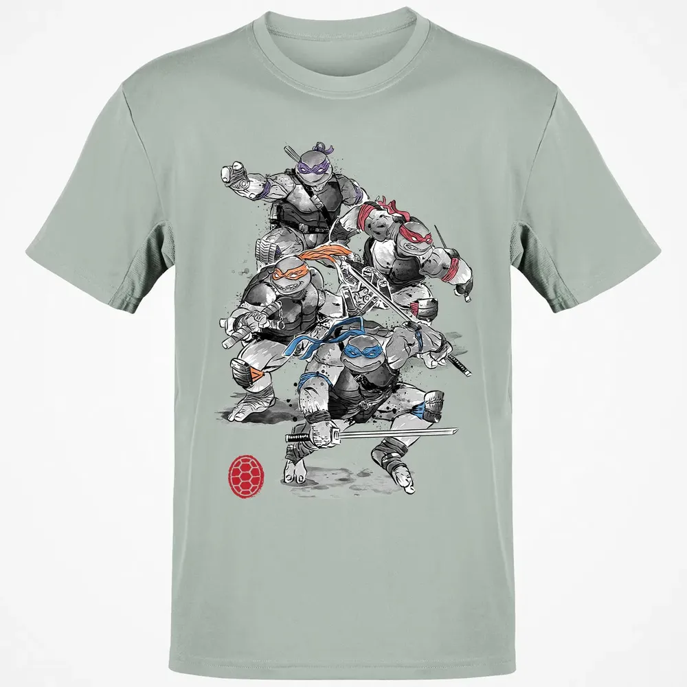 TMNT Sumi-E Classic Unisex T-Shirt - 3