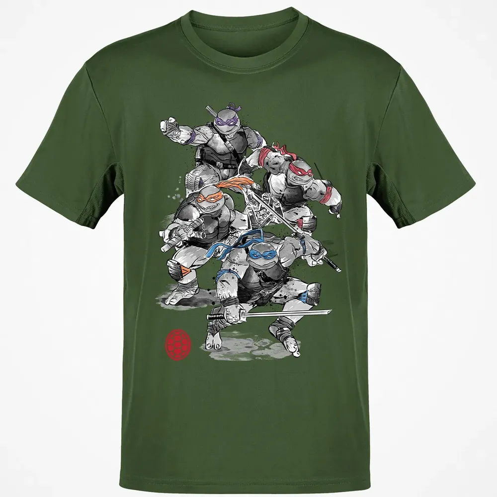 TMNT Sumi-E Classic Unisex T-Shirt - 7