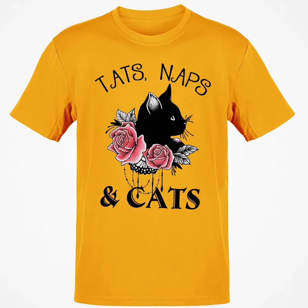 Tats, Naps & Cats Classic Unisex T-Shirt - 5