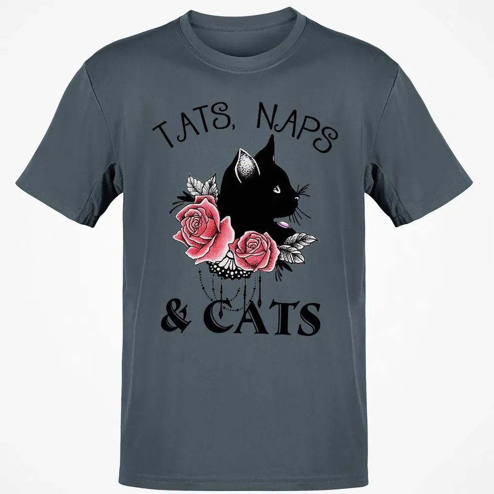 Tats, Naps & Cats Classic Unisex T-Shirt - 4