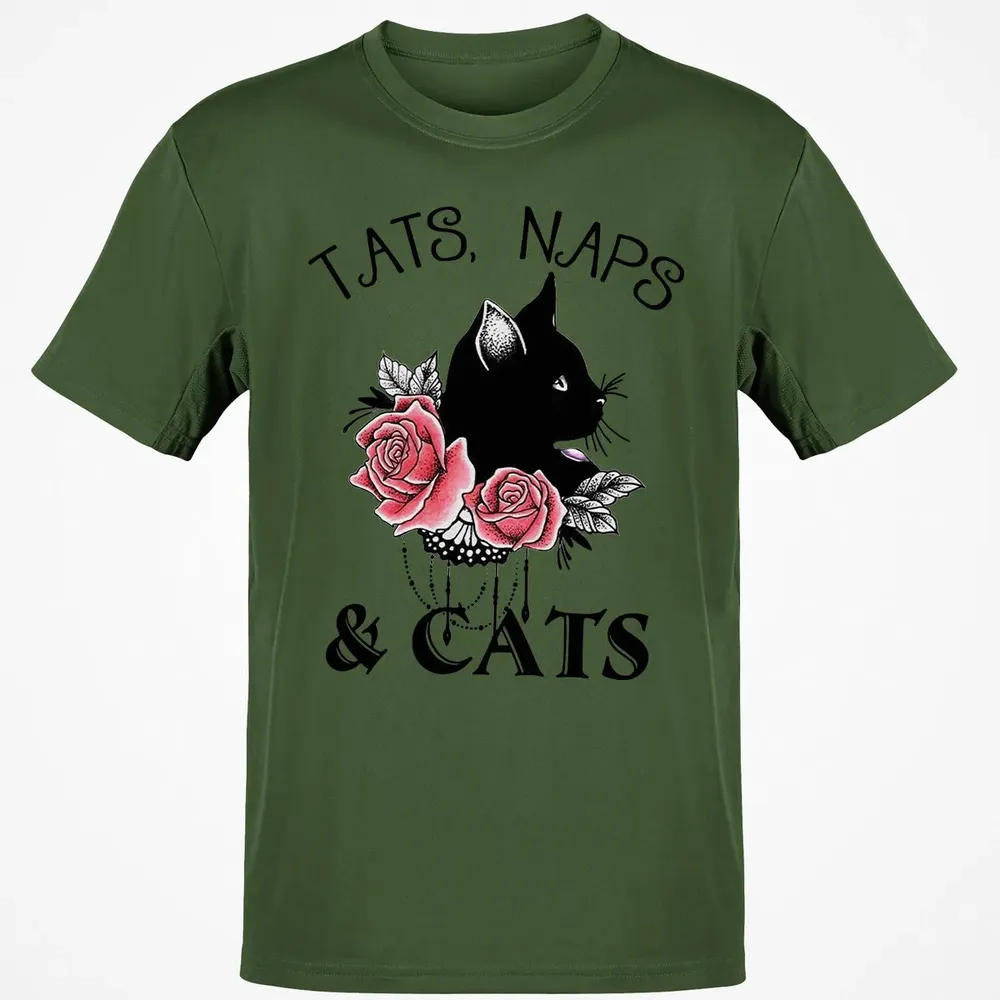 Tats, Naps & Cats Classic Unisex T-Shirt - 7