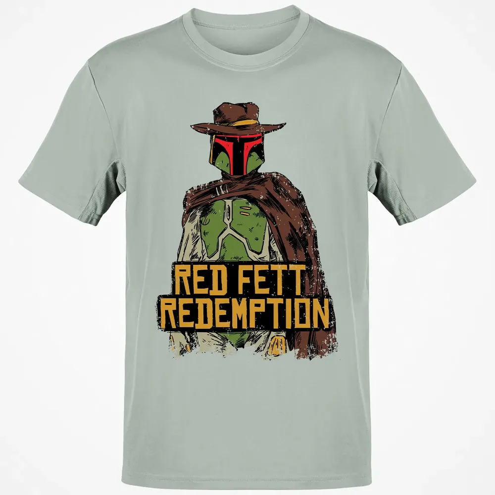 Red Fett Redemption Classic Unisex T-Shirt - 3