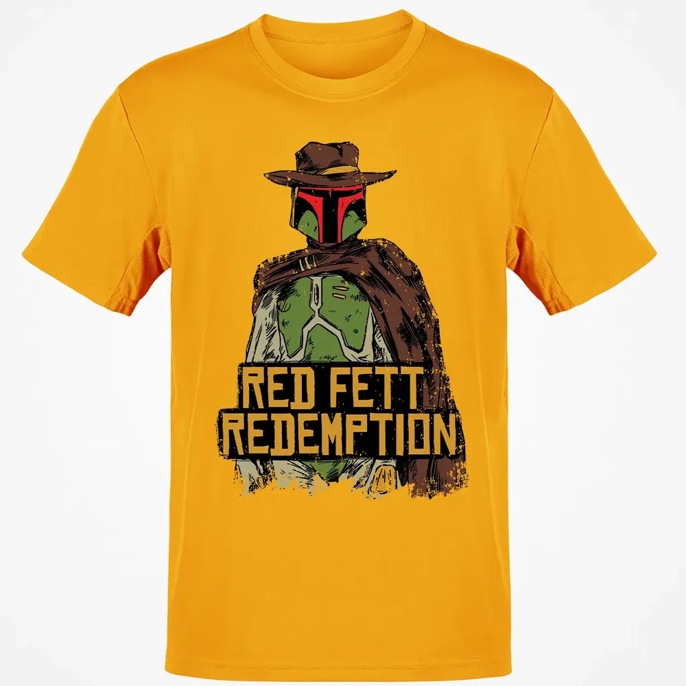 Red Fett Redemption Classic Unisex T-Shirt - 5