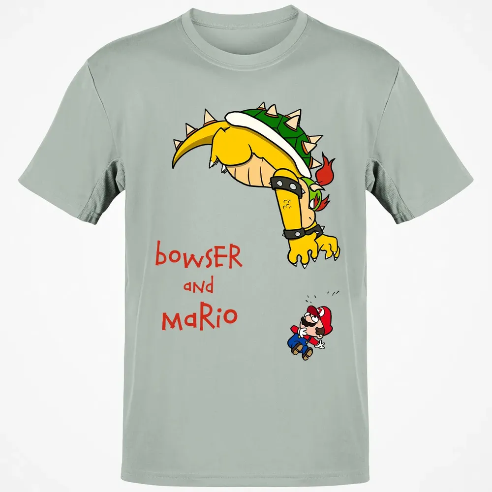 Bowser And Mario Classic Unisex T-Shirt - 3