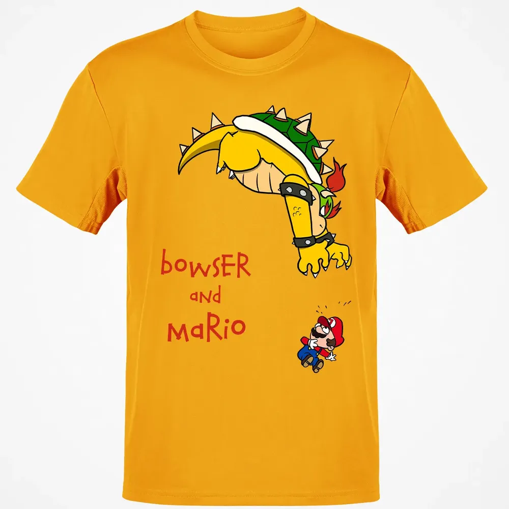 Bowser And Mario Classic Unisex T-Shirt - 5